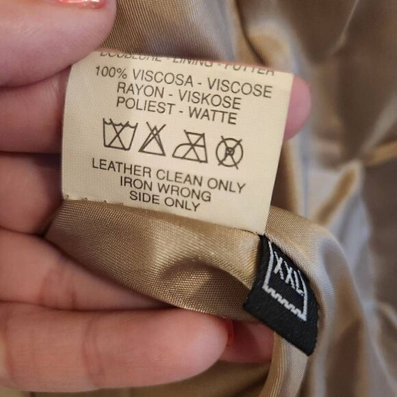 Leather Cowhide Print Rhinestone Moto Jacket Size Large - Picture 6 of 7